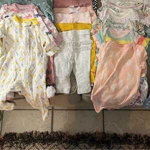 Gray Ruffled Kids Leggings